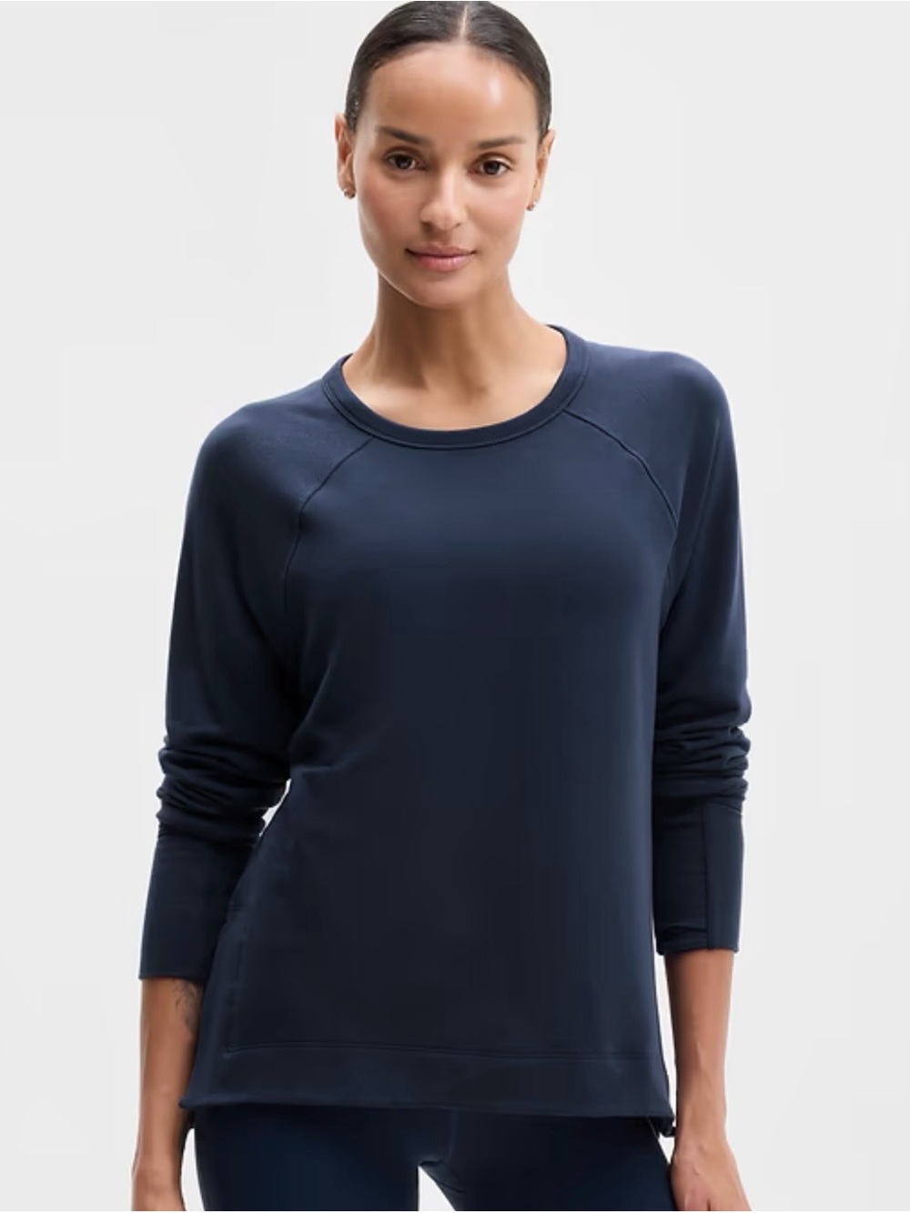 Athleta Woman’s Coaster Luxe Recover Sweatshirt Size L NWOT